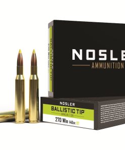 Nosler BT 270 Winchester Ammo 140 Grain Nosler Ballistic Tip Polymer Tip Box of 20